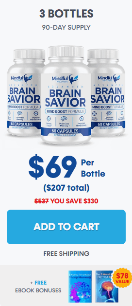 Brain Savior price 3 bottle
